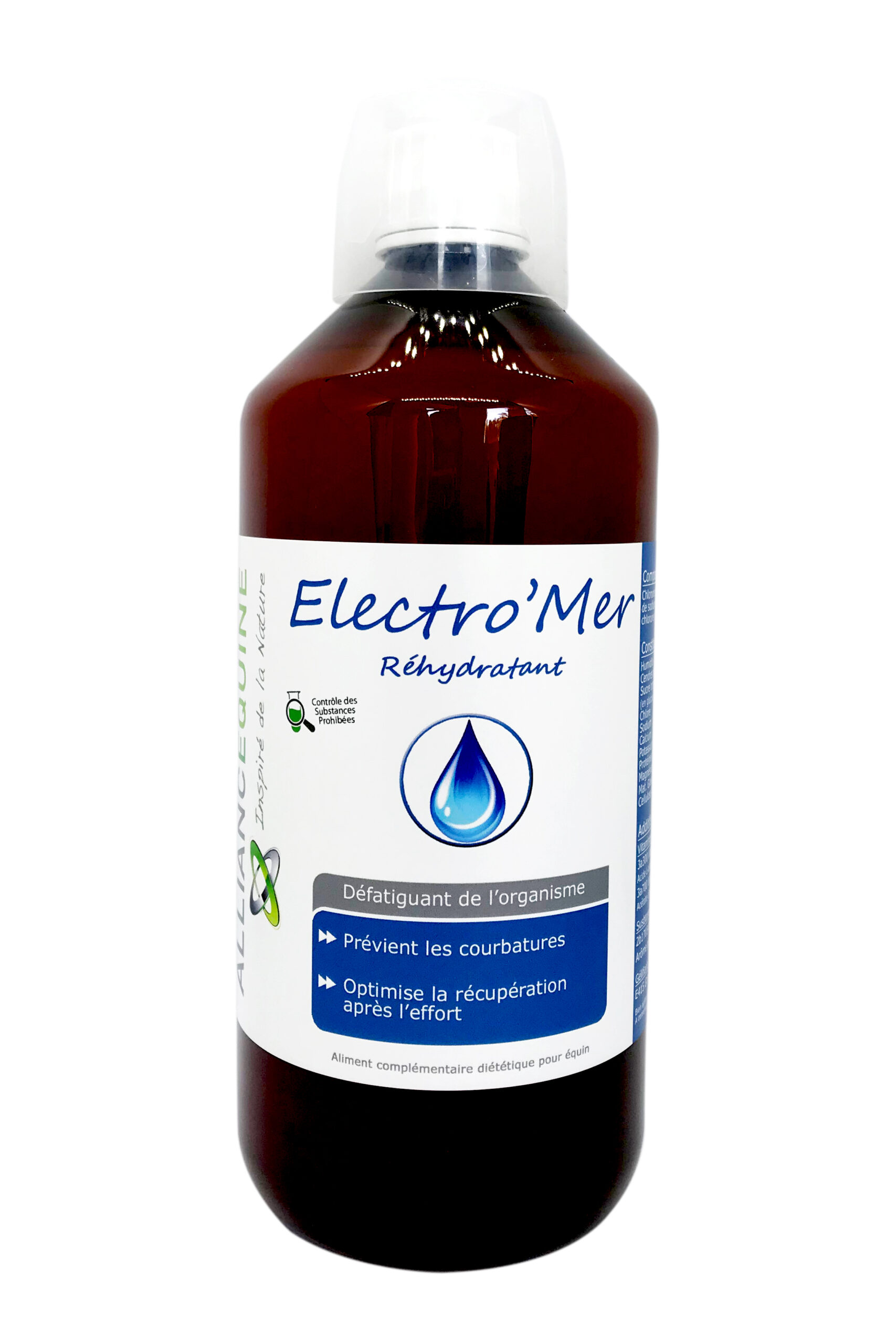 Electro Mer - Complément alimentaire réhydratant pour cheval